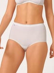 Sloggi 3 Pack Maxi Briefs - White, White, Size 22, Women