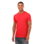 Armani Mens Slim-Fit Cotton T-Shirt in Red - Size X-Small