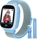 4g Montre Connectée Enfant, Montre Gps Enfants Avec Appel Sos Chat Vocal Et Vidéo Wifi Bluetooth Musique Podomètre Alarme Caméra Mode École, Montre-Bracelet Pour 4-12 Garçons Filles