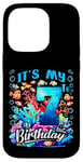 Coque pour iPhone 14 Pro C'est mon septième anniversaire, mon garçon Sea Fish Ocean Animals Aquarium