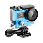 topjoy Ambarella Processeur Real 4 K 2.0 Pouces LCD + 0.95 Pouces OLED écran à Caméra Étanche de l'action cam Portable Sport 170 ° Objectif Grand Angle WiFi et HDMI DVR avec télécommande 2.4 G, Bleu