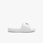 Lacoste Claquettes Serve Slide 1.0 femme Taille 37 Blanc/vert