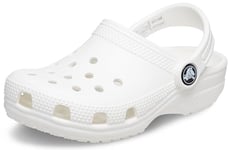 Crocs Mixte Enfant Classic Clog K Sabot, White, 30/31 EU