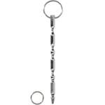 Ouch!: Urethral Sounding, Steel Dilator with Ring, 9.5 mm Silver