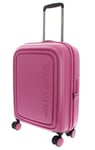 Mandarina Duck LOGODUCK + Trolley Cabin, Red Violet, 40E+1 cm x 20E+1 cm x 55 cm, Linea iconica di in policarbonato