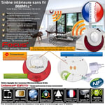 Relais Diffuseur Sonore LED Sans Fil Appartement Connecté Sonde Surveillance GSM