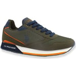 Chaussures U.S Polo Assn.  U.S. POLO ASSN. Sneaker Running Uomo Military Green NOBIL003B