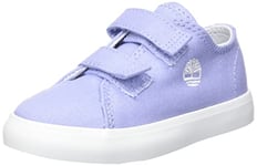 Timberland Newport Bay 2 Strap Ox (Youth) Sneaker Low Top, Light Blue Canvas, 2.5 UK Child