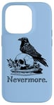 Coque pour iPhone 14 Pro Black Quoth The Raven Nevermore