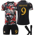 24-25 Real Madrid Dragon Pattern Edition No.9 MBAPPE Fotbollströjor Barn Vuxen Fotbollsutrustning 22