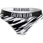 Calvin Klein Classic Print Bikini Bottom Zebra X-Large Dame