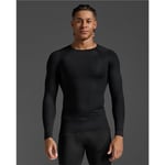 2XU Core Compression L/S Men Black/No Logo