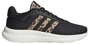 adidas Femme Lite Racer 4.0 Shoes Chaussures, Core Black/Magic Beige/Off White, 41 1/3 EU