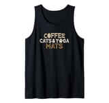 Coffee Cats and Yoga Mats Tank Top