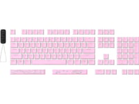 Hp Hyperx Pudding Keycaps 2 - Full Key Set - Pbt - Pink (Us Layout)