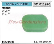 Filtre à Air Robin pour Moteur Tondeuse Ey 25W 27W 011920