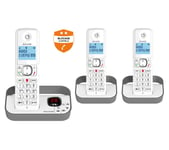 Pack téléphone trio répondeur ALCALTEL F 860 VOICE TRIO GRIS