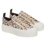 Superga Womens/Ladies 2631 Giraffe Print Platform Trainers - 7 UK