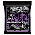 Ernie Ball Power Slinky 5 Cobalt Cordes, pour basse électrique à 5 cordes, calibre 50-135