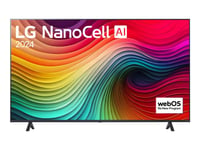 Lg 50Nano82t6b - 50" Diagonalklasse Nano82-Serien Led-Bakgrunnsbelyst Lcd Tv - Smart Tv - Webos - 4K Uhd (2160P) 3840 X 2160 - Hdr - Nano Cell Ai Display, Direct Led