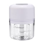 1X(Electric  Food Chopper Rechargeable Small Food Processor Agitator A W8K6)