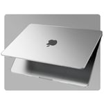 EooCoo Coque Ultra-Mince Compatible avec MacBook Air 15 Pouces 2023 2024 M2 A2941 M3 A3114 [Identique au Mac Nu] Réduction des Empreintes Digitales, Housse, Étui Rigide - Mat Translucide