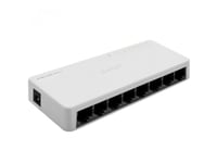 Qoltec Switch Ostyrd Nätverksswitch 8 X Rj45-Port | 100Mbps | Fast Ehernet | Lan