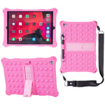 (iPad Air 1 Air 2Pink-SP) iPad Air 2 Air 1 iPad 9.7 2018 2017 kotelon kansi Pehmeä kupla silikonitabletti Funda iPad 5 6 5. 6. sukupolven lasten kotelo