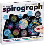 The Original Spirograph Scratch and Shimmer Set, Arts and Crafts, Craft Kit, 8