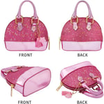 Naisten lompakot, Glitter kukkaro Princess Small Crossbody Dome Muotikukkaro pienille tytöille