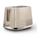 Tower Solitaire 2 Slice Toaster T20082MSH - Latte/Beige | Free UK P&P