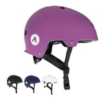 ATTABO Casque pour Patins à roulettes Genes Casque Velo Homme Femmes Skateboard Trottinette Adulte Casque Taille L Casque Scooter avec la Technologie ABS de Coque Dure avec 11 Trous de Ventilation