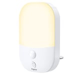 Veilleuse LED, Veilleuse Prise Electrique avec 5 Niveaux Luminosités et Capteur de Lumière, Veilleuse Enfant Plug and Play Lampe Nuit pour Chambre, Cuisine, Couloir, Escalier, Salon, Blanc Chaud