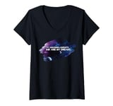 Womens Astronomy Infinite Dreams Stargazers Inspirational Top V-Neck T-Shirt