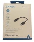 Anker 3.5mm AUX Audio Adapter Headphone Jack for Apple iPad ,iPhone 12/11 PRO /X