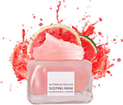 Watermelon Pink Glow AHA Night Sleeping Mask - Overnight Resurfacing Face Masks 