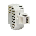 Alimentateur Encastré Keystone 1 Prise USB-A 2.1A Couleur Blanche Fanton 82890