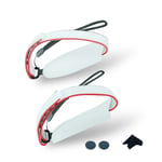 1Pair Kits For Quest 3 VR Controller ABS White Handle Cover Hand Strap Parts