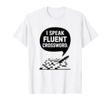 I Speak Fluent Crossword, Funny Crossword Puzzle T-Shirt