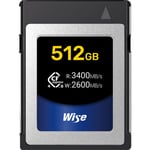 Wise Advanced 512GB (3700MB/Sec) Cfexpress Type B Memory Card