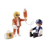 Playmobil 70823 Emergency Doctor/Policeman, Multicoloured, One Size