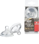 Tommee Tippee Closer to Nature dinapp y-skåra 6 mån+ 2-pack