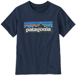 Patagonia Kids P-6 Logo T-shirt t-skjorte barn New Navy 62148 NENA S 2024