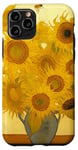 iPhone 11 Pro Yellow Sunflowers Floral Elegant Boho Cottagecore Case