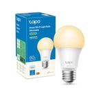 Tapo Ampoule Connectée WiFi, Ampoule LED E27 Blanc Chaud 2700K, Dimmable 8.7W 806Lm, Compatible avec Alexa et Google Home, Commande Vocale, Economie d'énergie, Tapo L510E