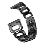 Polar Vantage M Lyxigt armband med glittrande stenar, svart