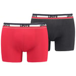 Lot de 2 Boxers Levi's® coton biologique bicolore