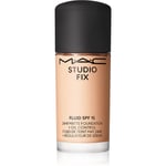 MAC Cosmetics Mini Studio Fix Fluid SPF 15 24HR Matte Foundation + Oil Control Matterende foundation SPF 15 Skygge NW13 15 ml