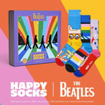 Happy socks Strumpor 3P The Beatles Encore Edition Gift Box Flerfärgad bomull Strl 41/46