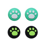 4 kpl Cat Paw Thumb Stick Grip Cap Cover PS3 / PS4 / PS5 / Xbox One / Xbox 360 -ohjaimen peliohjaimen ohjaussauvakotelon tarvikkeet